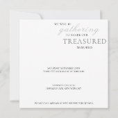 Rode Kardinaal Viering van het Leven Kaart (Achterkant)