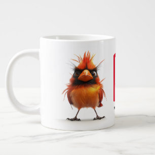 Rode Kardinaal Vogel Grote Koffiekop