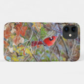 Rode Kardinaal Vogel Natuur Kunst Telefoon Case (Achterkant (horizontaal))