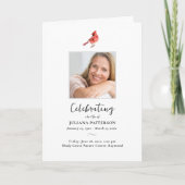 Rode Kardinaal Vogel, Orde van de Dienst Uitvaartf Programma (Voorkant)