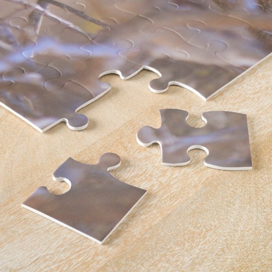 Rode Kardinaal Vogel Puzzel Legpuzzel (Zijkant)