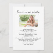 Rode Kardinaal Vogel Viering van het Leven Foto Kaart (Achterkant)