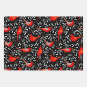  rode kardinaal vogel zonder Kerstmis Inpakpapier Vel (Voorkant 2)