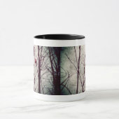 rode kardinaal - winterscène mok (Midden)