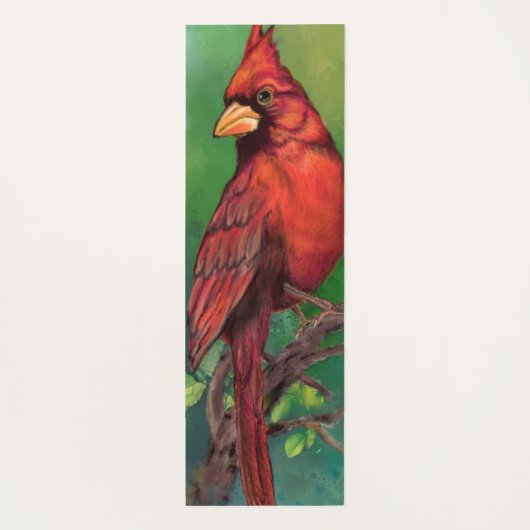 Rode Kardinaal Yoga Mat (Achterkant)