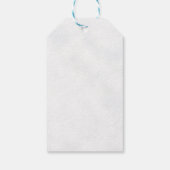 Rode Kardinaalvogel Hulstbes Bal Kerstmis Cadeaulabel (Achterkant)