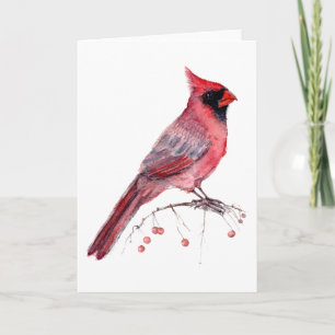 Rode Kardinaalvogel Kaart