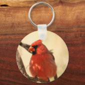 Rode kardinale Sleutelhanger (Voorkant)