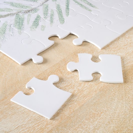 Rode kardinale vogelWaterverf Art Jigzaag Puzzle Legpuzzel (Zijkant)