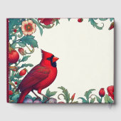 Rode Kardinalen begrafenis herdenking leven Gastenboek (Achterkant)