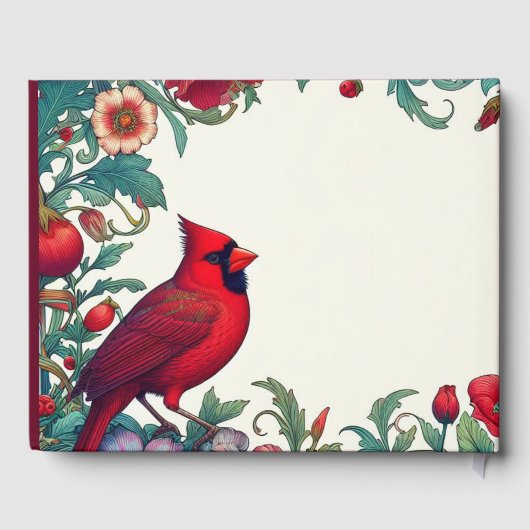 Rode Kardinalen begrafenis herdenking leven Gastenboek (Achterkant)