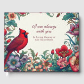 Rode Kardinalen begrafenis herdenking leven Gastenboek (Voorkant)