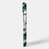 Rode kardinalen en Holly in de sneeuw Case-Mate iPhone Case (Achterkant / Links)