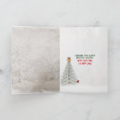 Rode kardinalen in het winterbos feestdagen kaart (Binnen)