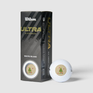 Rode Kardinalen - Kerst Merrier samen doorgebracht Golfballen