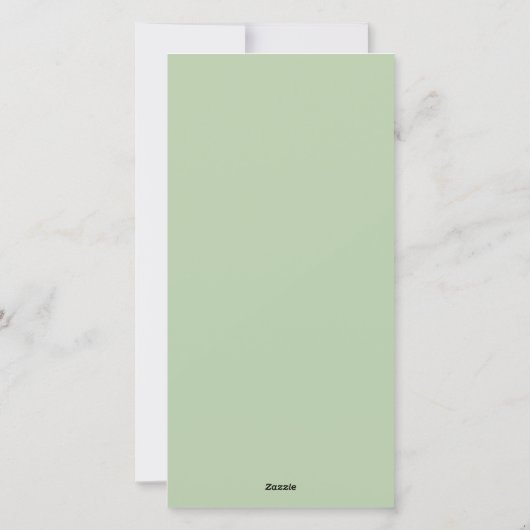 Rode Kardinalen Kerstvogels Lichtgroen Feestdagenkaart (Achterkant)