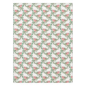 Rode kardinalen op de groene kerst tafelkleed (Voorkant)