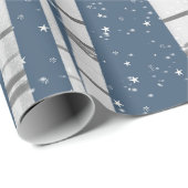 Rode kardinalen op witte baars cadeaupapier (Rol Hoek)