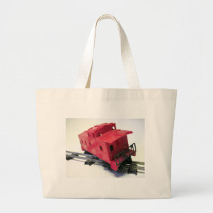 Rode kasten grote tote bag