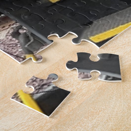 Rode kasten legpuzzel (Zijkant)