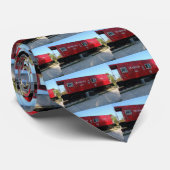 Rode kasten stropdas (Opgerold)