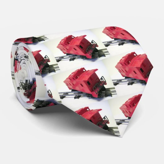 Rode kasten stropdas (Opgerold)