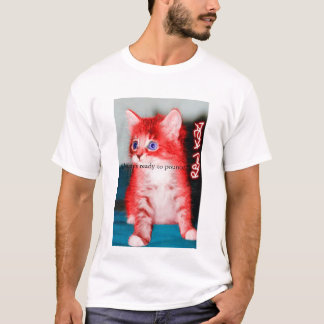 rode kat t-shirt