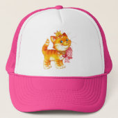 rode kat trucker pet (Voorkant)