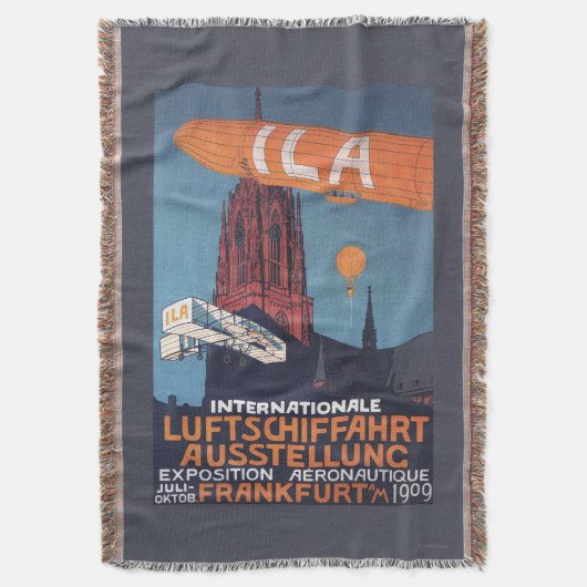 Rode kathedraal - 1e aeronautische afbeelding deken (Voorkant Verticaal)