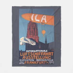 Rode kathedraal - 1e aeronautische afbeelding fleece deken