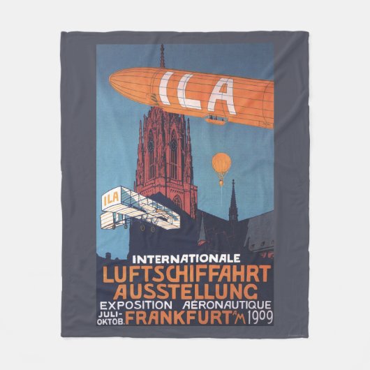 Rode kathedraal - 1e aeronautische afbeelding fleece deken (Voorkant)