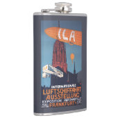 Rode kathedraal - 1e aeronautische afbeelding heupfles (Rechts)