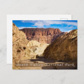 Rode kathedraal van Golden Canyon Briefkaart (Voorkant / Achterkant)
