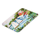 Rode katoen van de bay II Magneet (Linkerzijde)