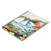 Rode katoen van de bay II Notitieboek (Linkerzijde)