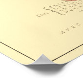  rode kegel Shell Poster (Hoek)