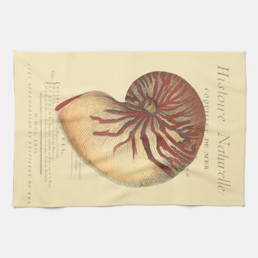 rode kegel Shell Theedoek (Horizontaal)