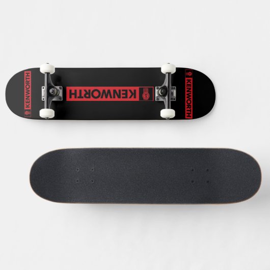 Rode Kenworth  Persoonlijk Skateboard (Horizontaal)