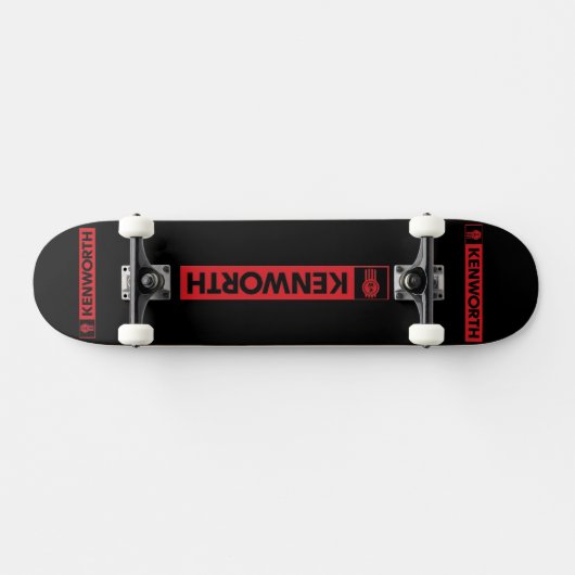 Rode Kenworth  Persoonlijk Skateboard (Horizontaal)