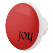 Rode keramische kersttrekker knop (Rechts)