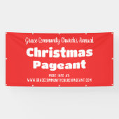 Rode Kerk gepersonaliseerde banner (Horizontaal)