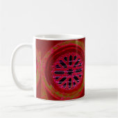 Rode kerkraam koffie mok (Links)