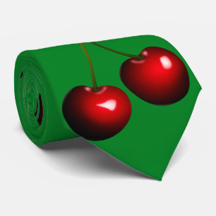 Rode Kers Groene Stropdas - Jouw Kleuren
