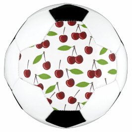 Rode Kers, Kersenpatroon, Bladeren, Fruit Voetbal