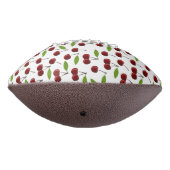 Rode kers, patroon van kersen, bladeren, fruit american football (Gedraaid 270)