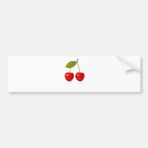 Rode kersen bumpersticker