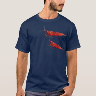 Rode kersen garnalen t-shirt