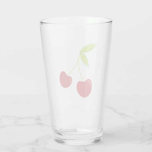 Rode kersen glas (Achterkant)