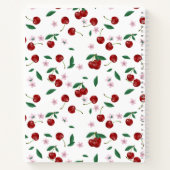 Rode kersen groen & kersenbloesems recept notitieboek (Achterkant)