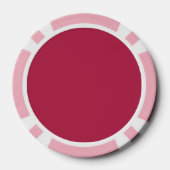 Rode Kersen Harten Poker Chips (Achterkant)